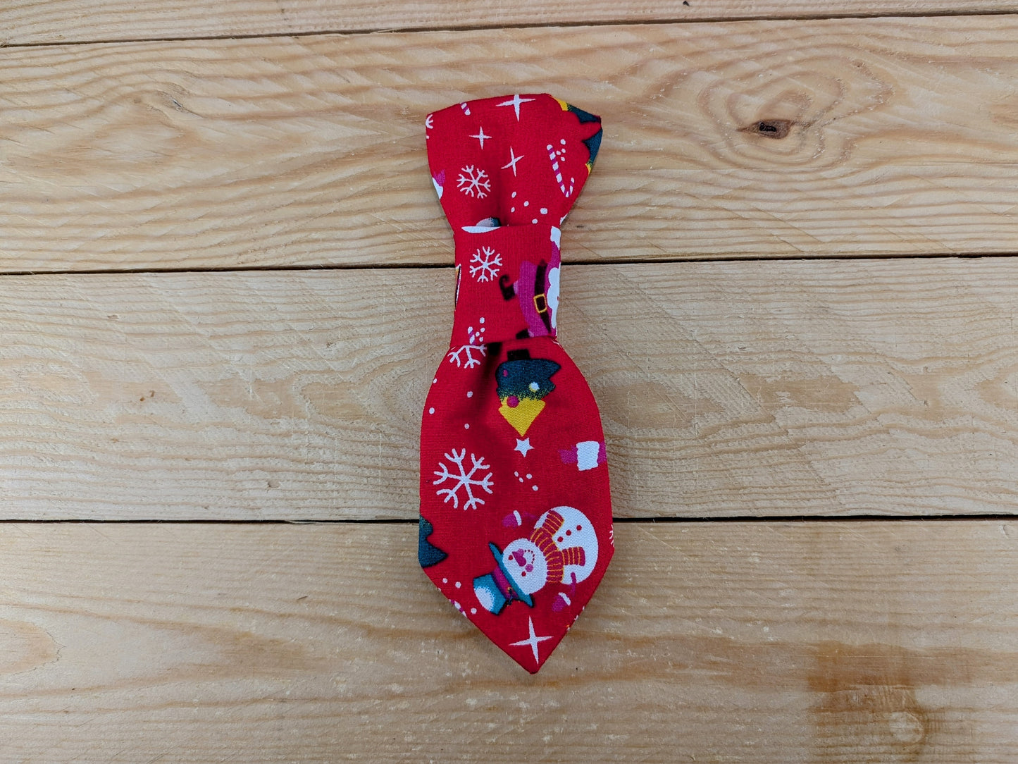 Christmas Pattern Dog Tie