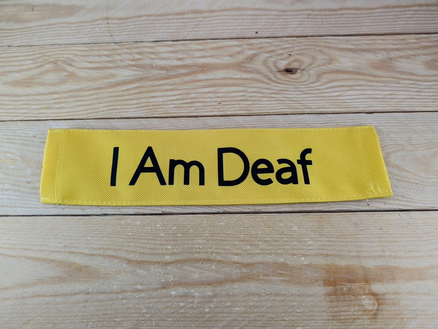 I Am Deaf Dog Lead Slip Cover Front