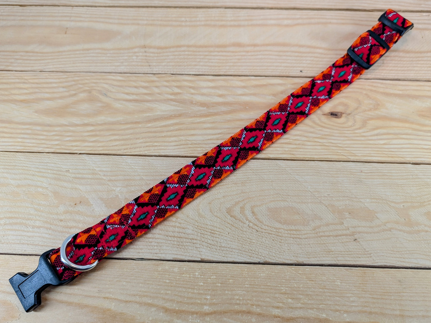 Red and Orange Dog Collar
