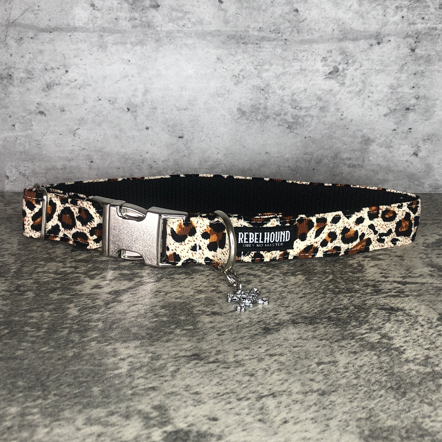 FERAL Leopard Print Dog Collar