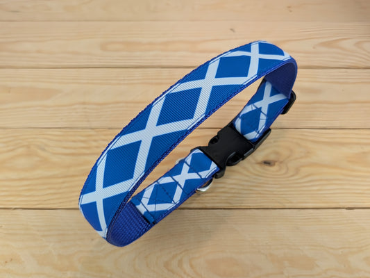 Scottish Flag Dog Collar