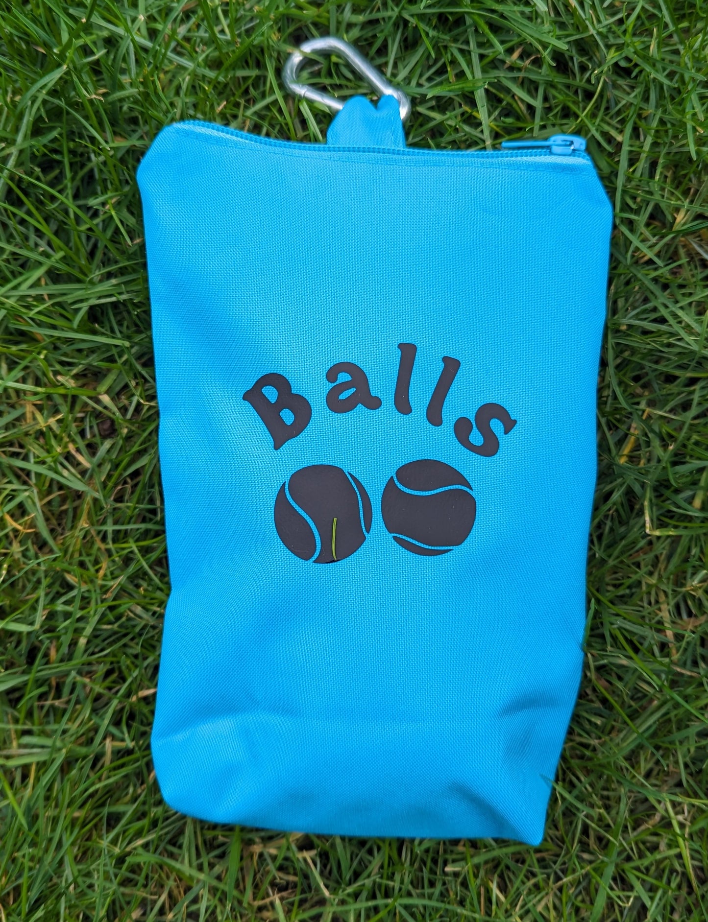 Dog Ball Bag in Blue
