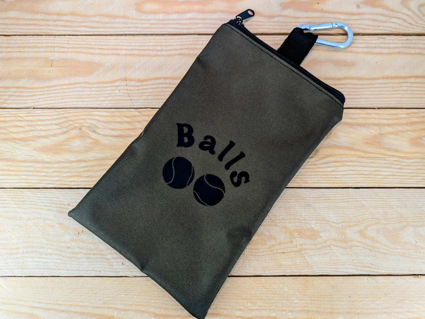 Dog Ball Bag in Khaki
