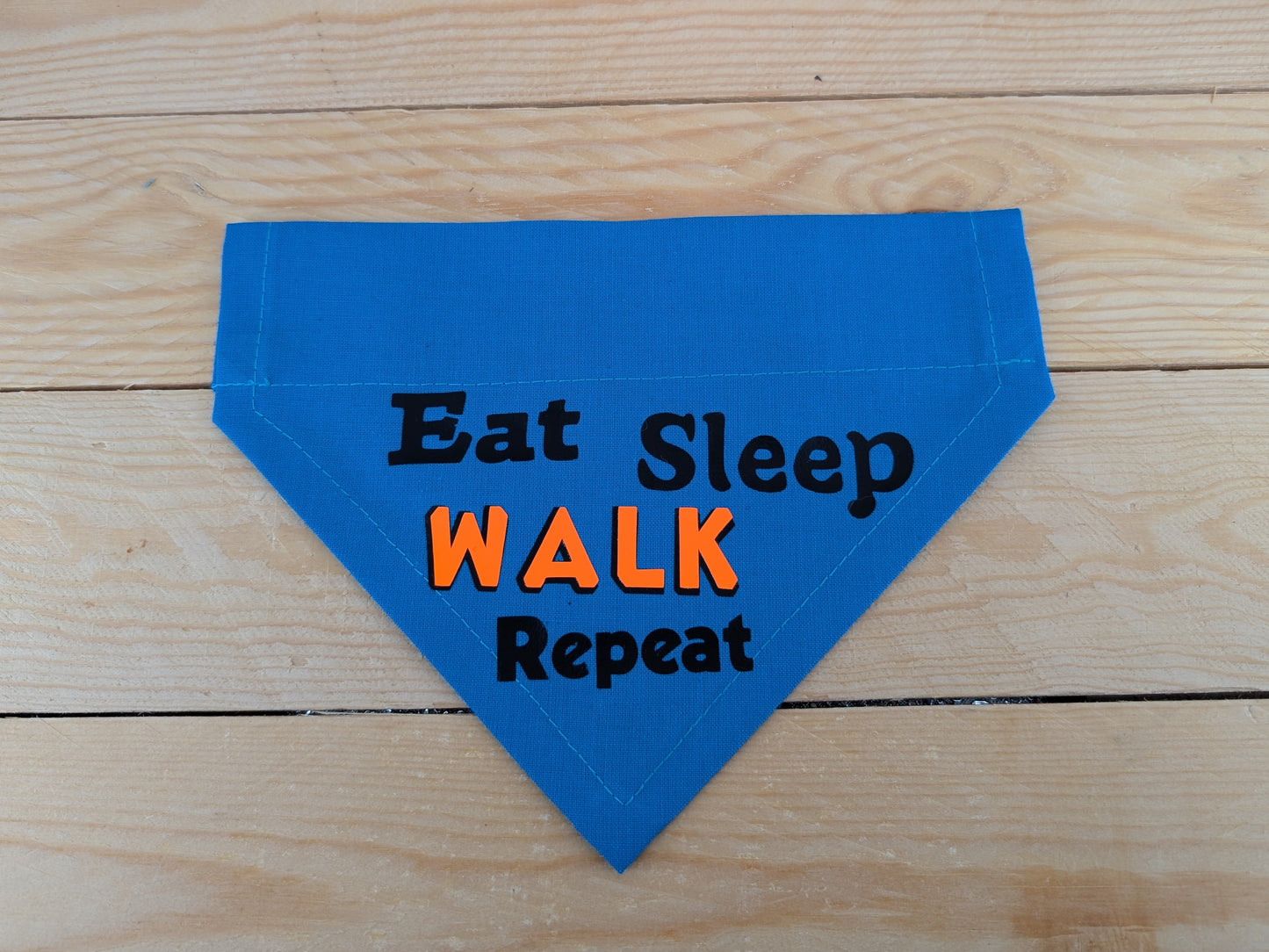 Eat, Sleep, Walk, Repeat Dog Bandana