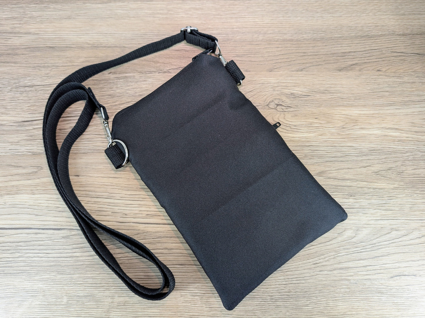 Black Cross Body Dog Walking Bag
