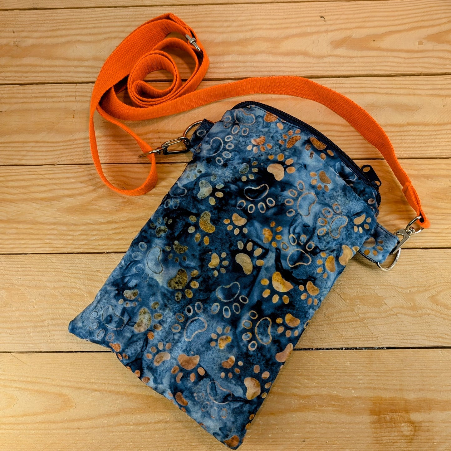 Paw Print Dog Walking Cross Body Bag