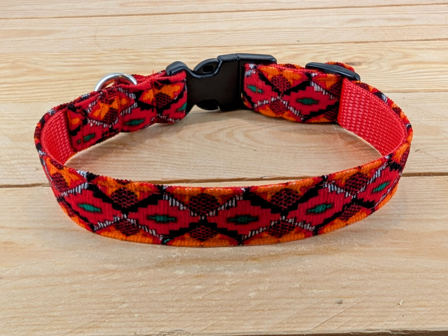 Red and Orange Dog Collar