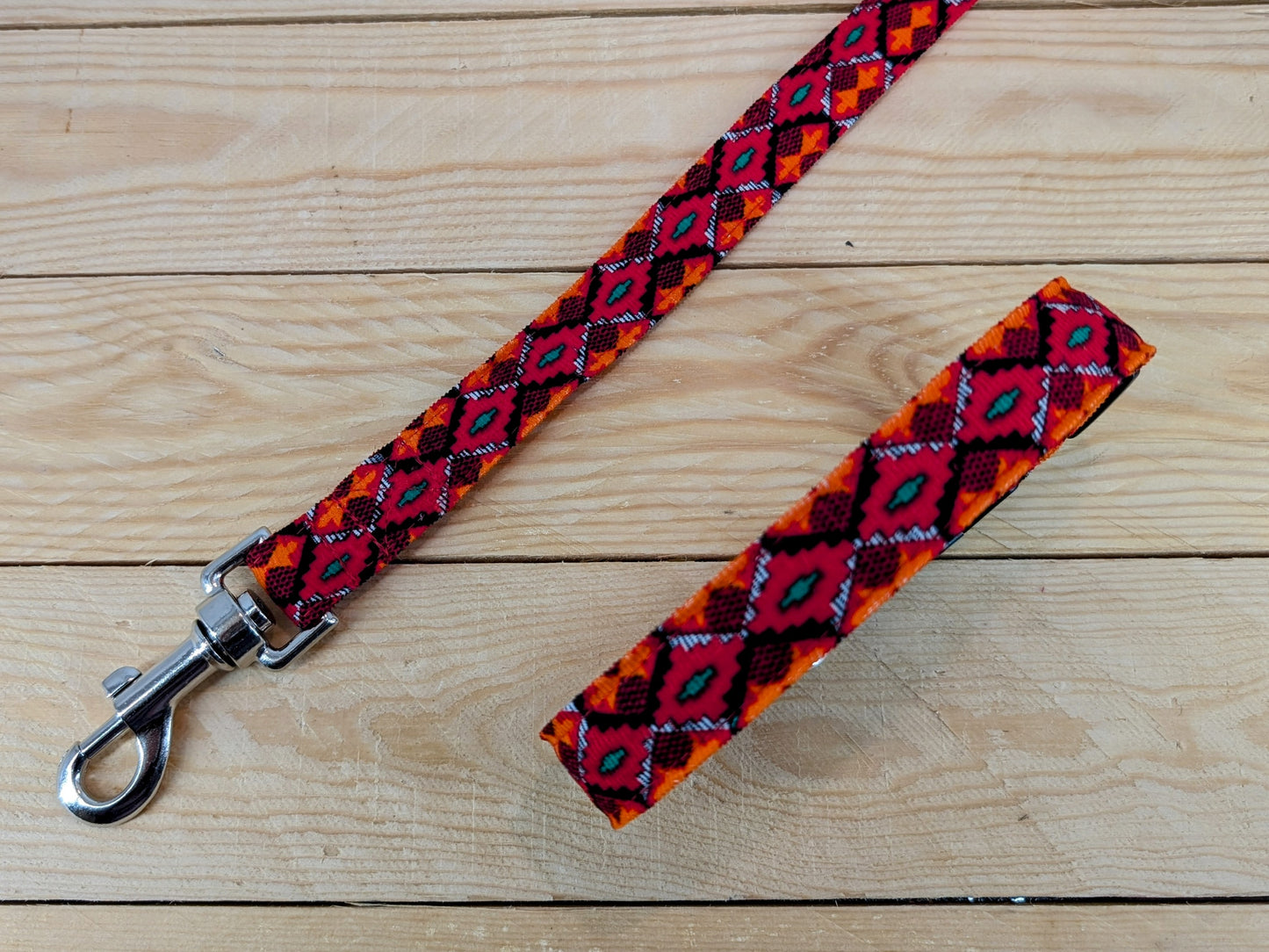 Red and Orange Dog Collar