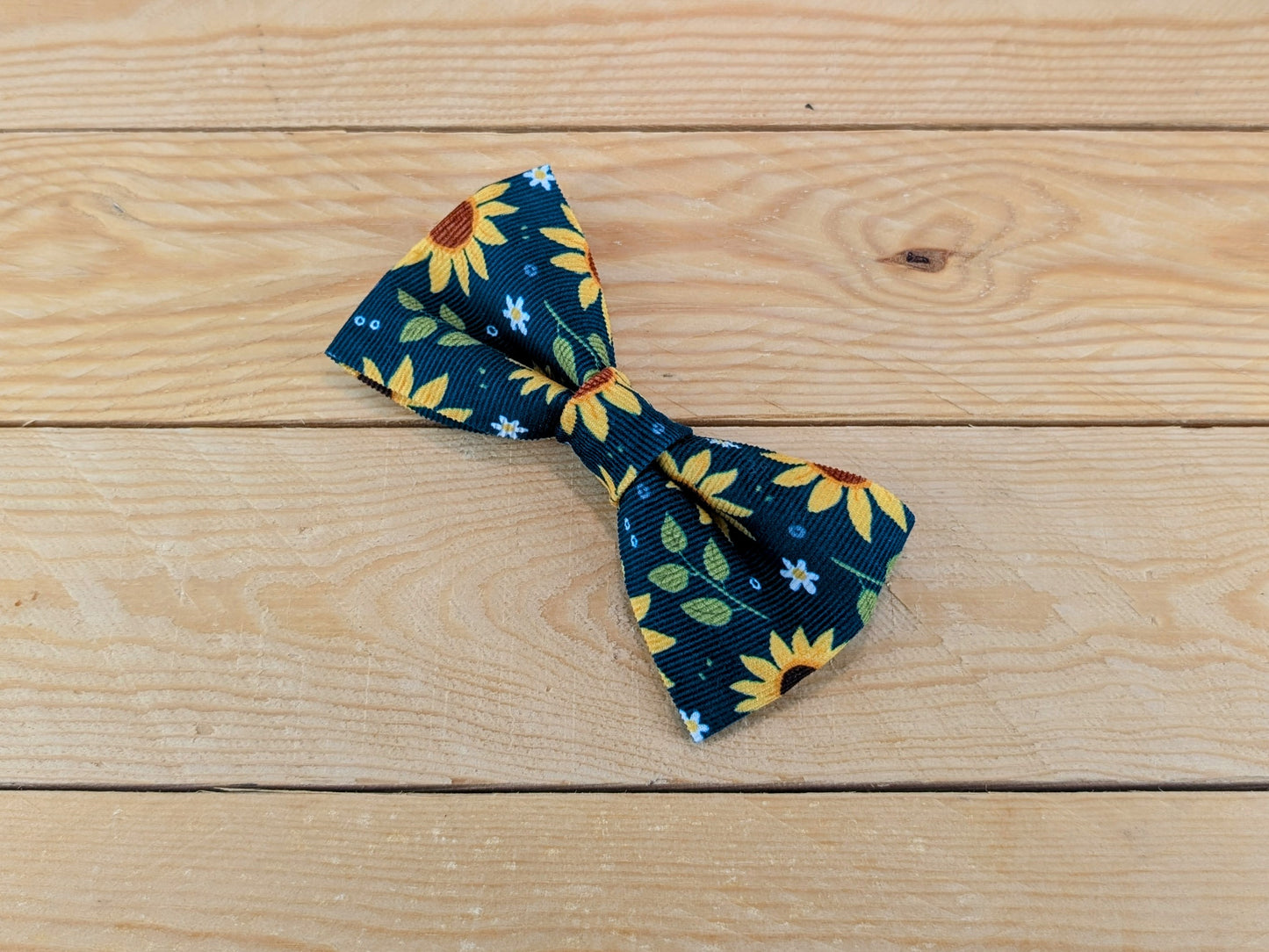Sunflowers Dog Bow Tie