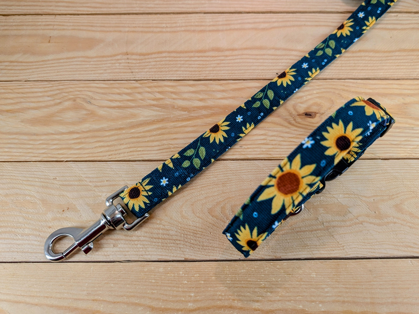 Sunflowers Dog Collar