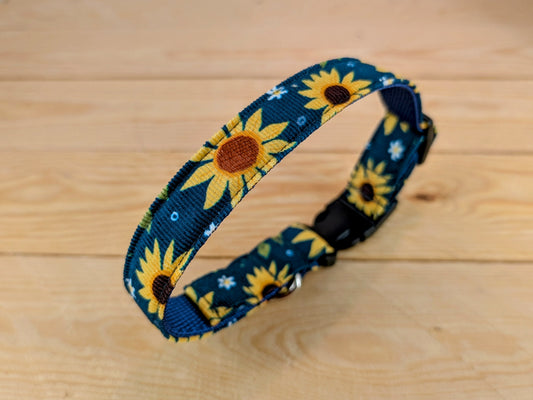 Sunflowers Dog Collar