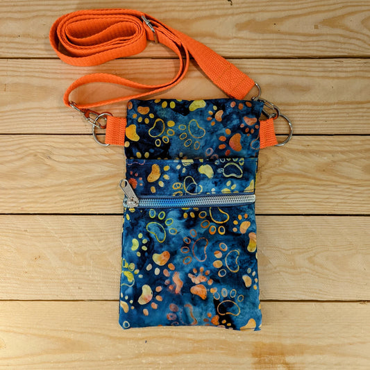 Paw Print Dog Walking Cross Body Bag