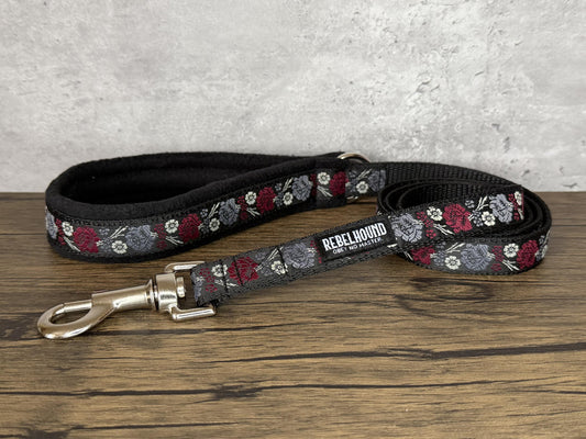 GOTHIC Floral Dog Lead