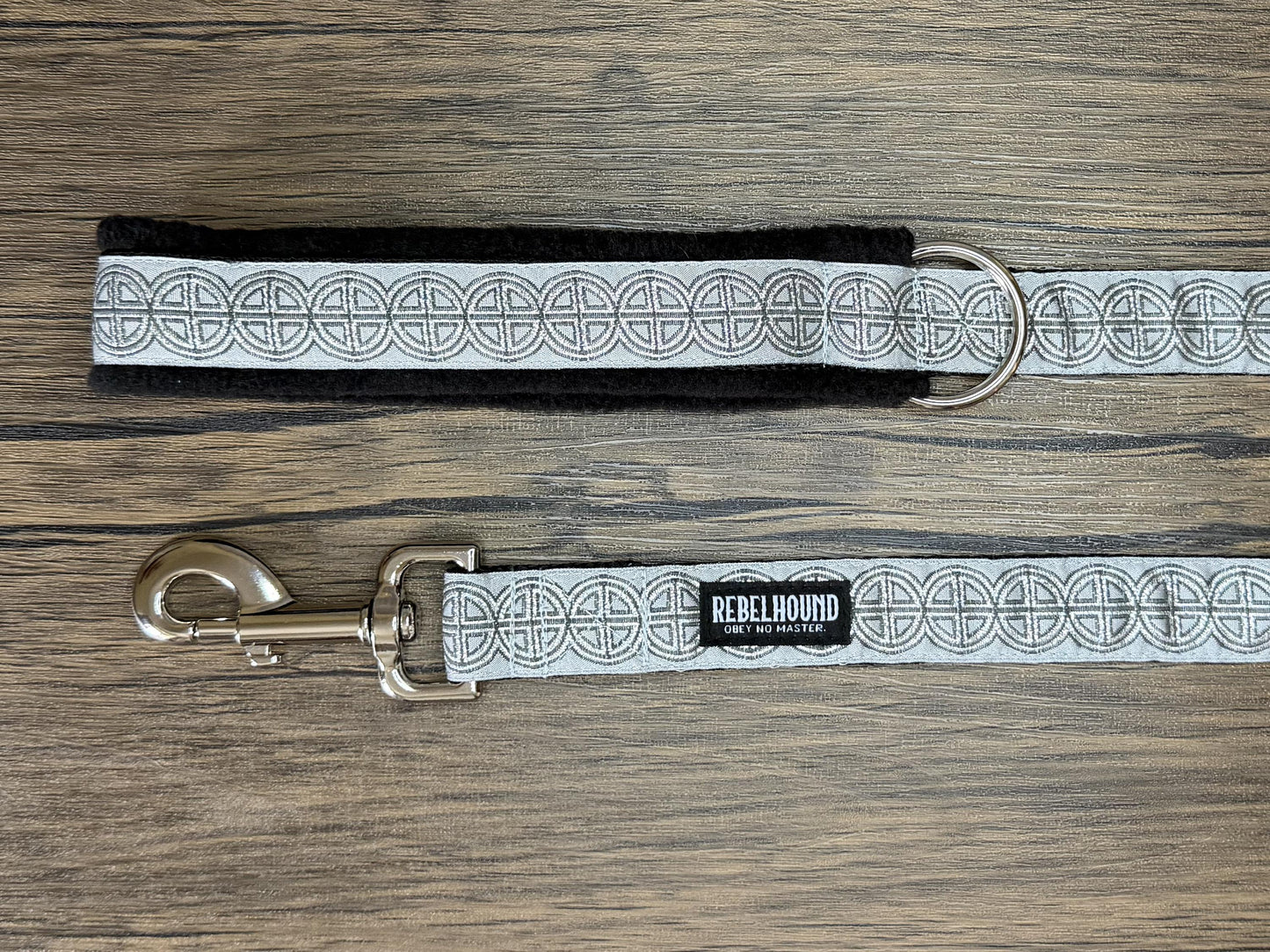 ODIN Grey and Silver Viking Nordic Dog Lead