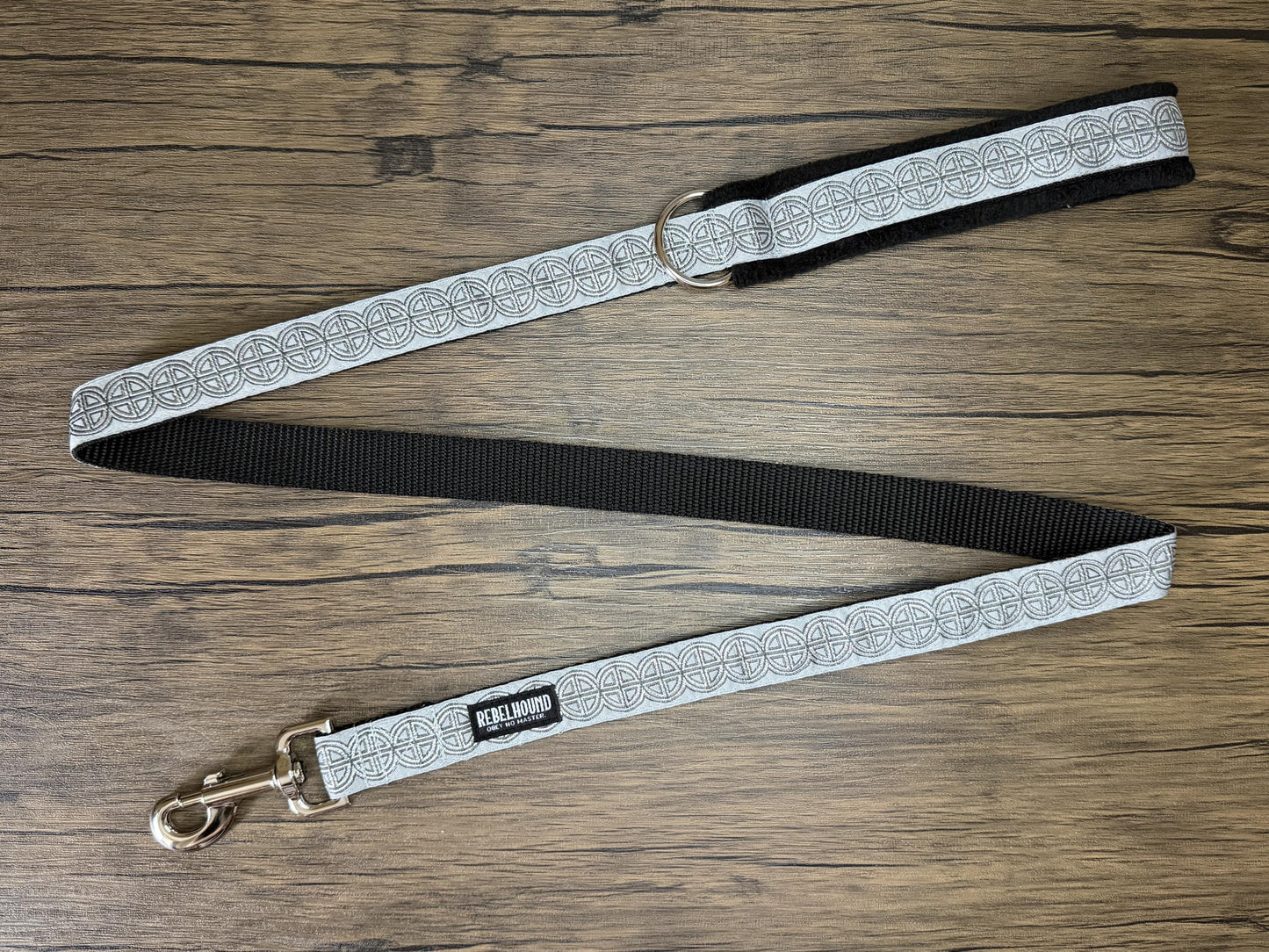 ODIN Grey and Silver Viking Nordic Dog Lead