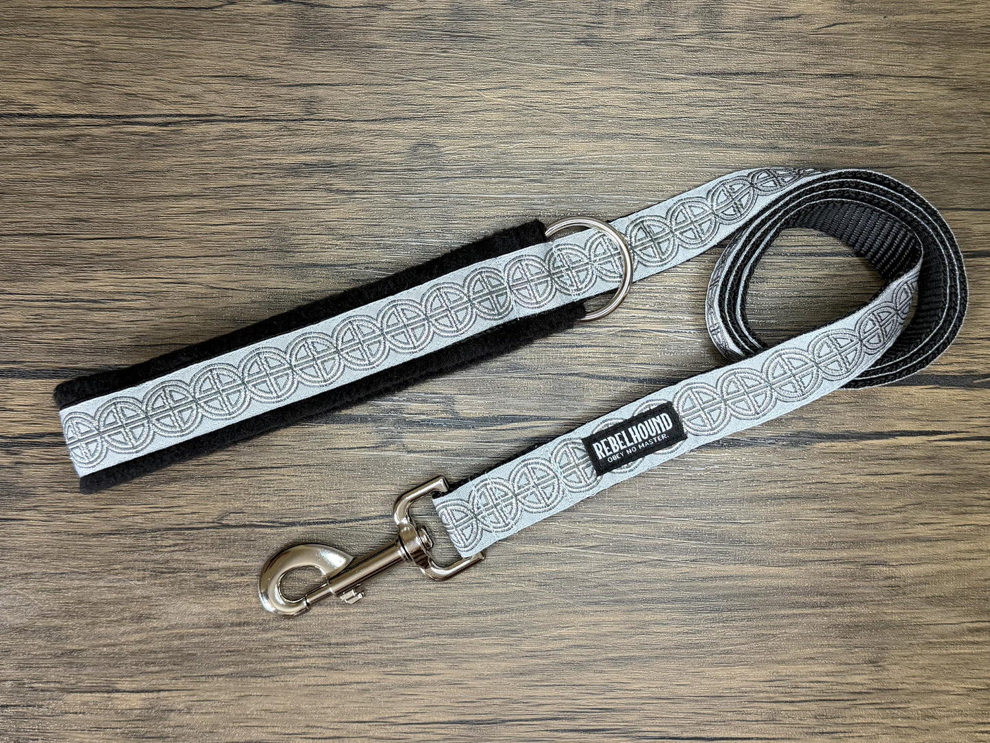 ODIN Grey and Silver Viking Nordic Dog Lead