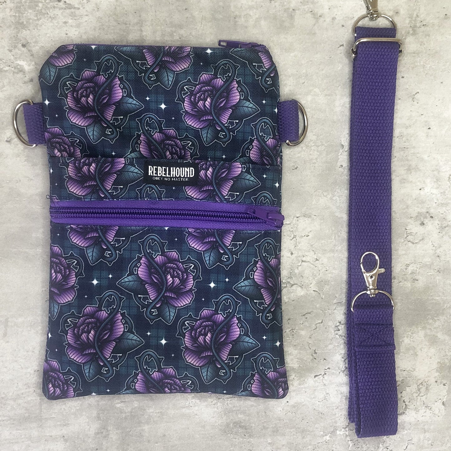 AMETHYST Floral Waterproof Dog Walking Cross Body Bag