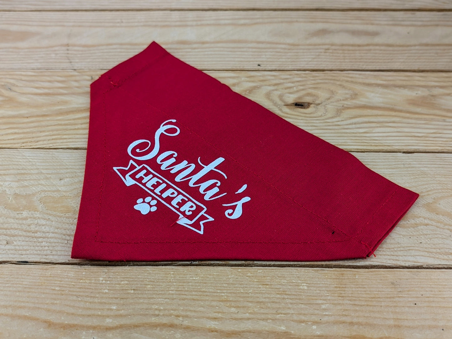 Santa's Helper Dog Bandana