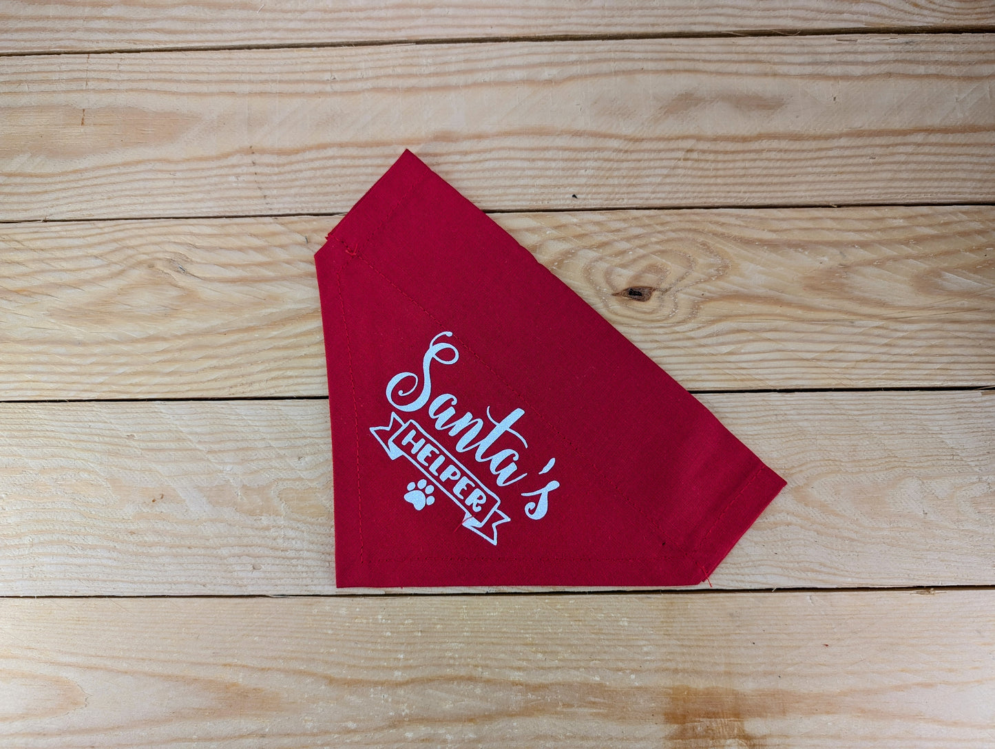 Santa's Helper Dog Bandana