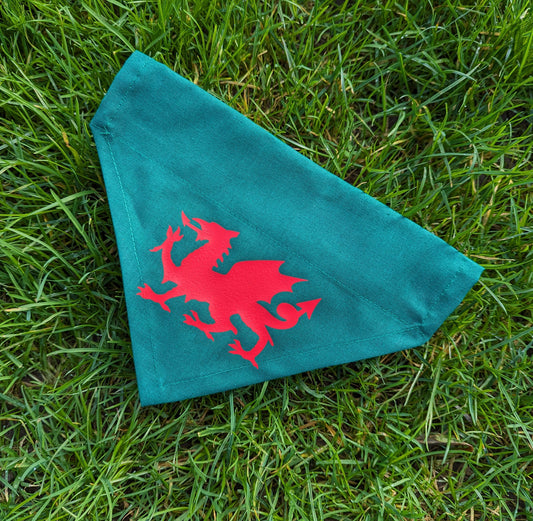 Welsh Dragon Dog Bandana