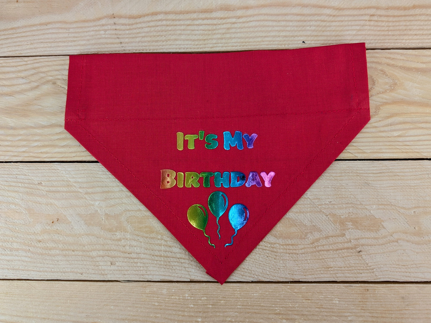 It's My Birthday Dog Bandana