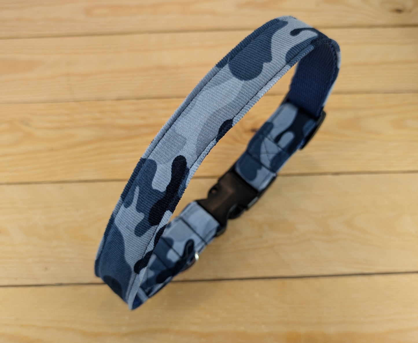 Blue Urban Camo Dog Collar