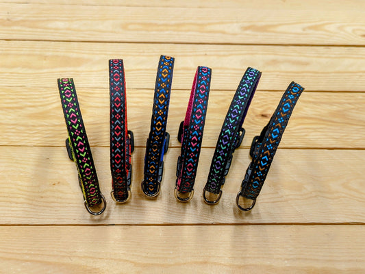 Aztec Pattern Cat Collar Six Patterns