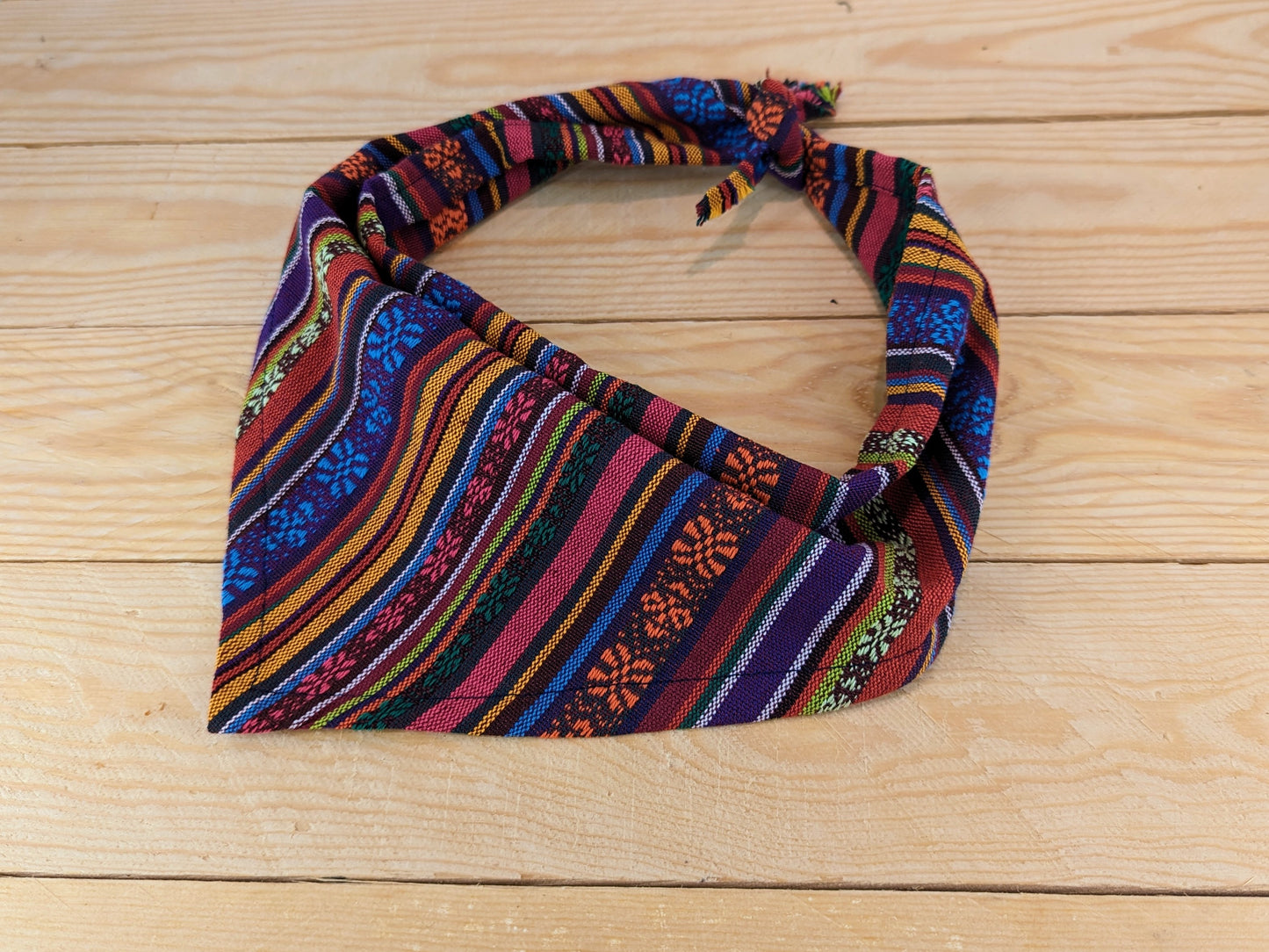 Tie on Mexican/Tribal Dog Bandana