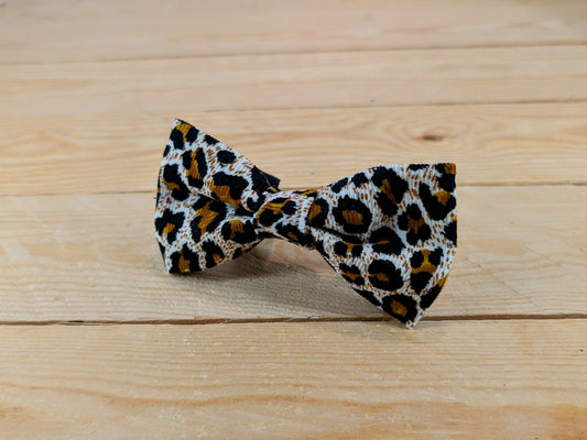 Leopard Print Dog Bow Tie