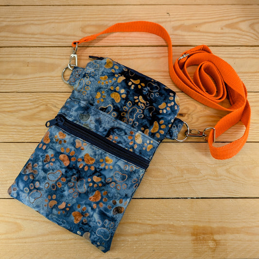 Paw Print Dog Walking Cross Body Bag