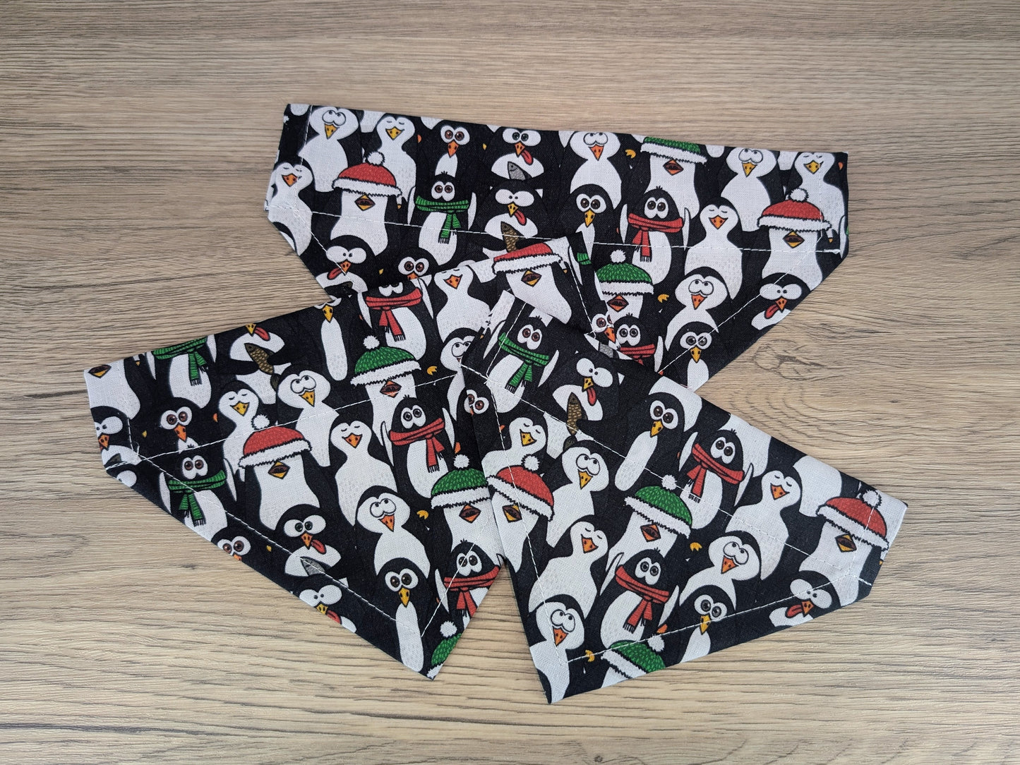 Christmas Penguins Dog Bandana