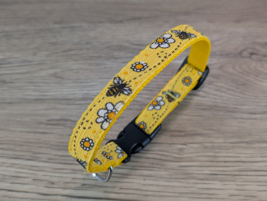 Yellow Bee Small Dog/Puppy Collar