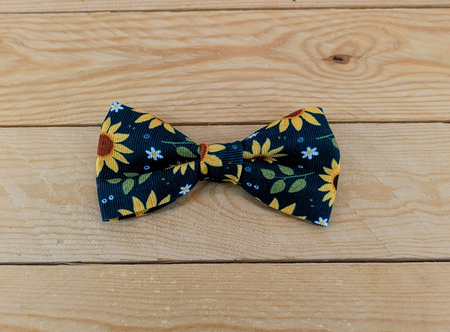 Sunflowers Dog Bow Tie