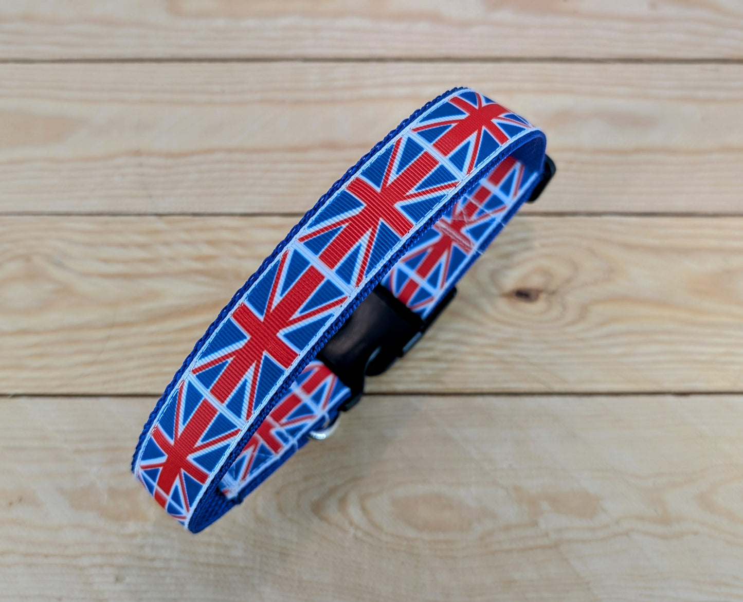 Union Jack Flag Dog Collar