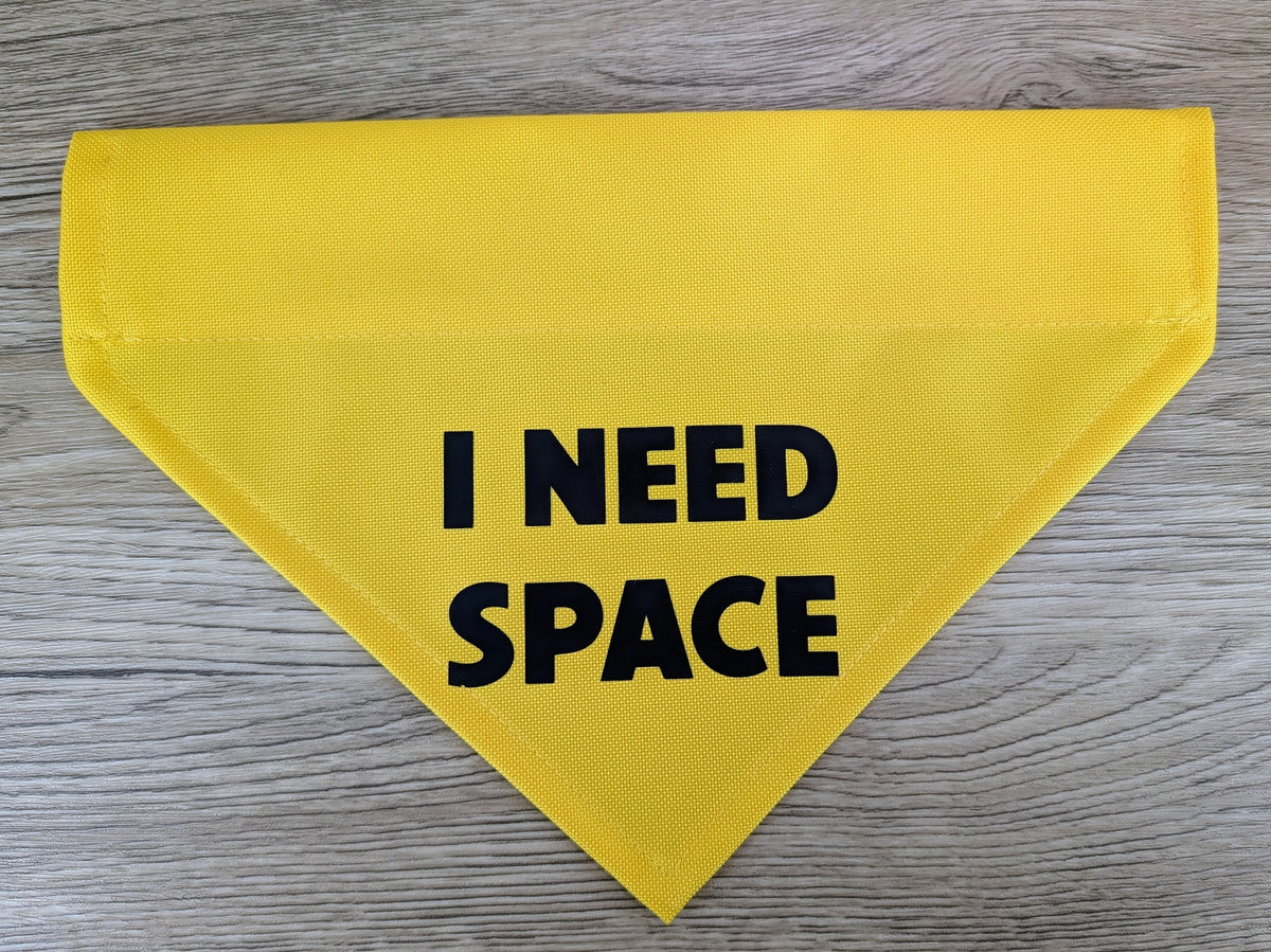 Waterproof I Need Space Dog Bandana