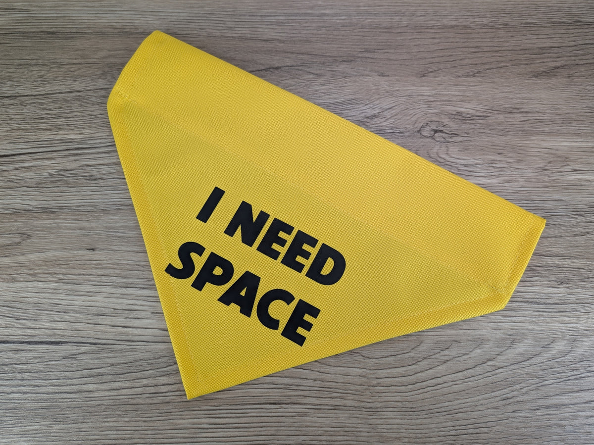 Waterproof I Need Space Dog Bandana
