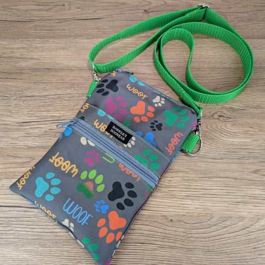 Paws and Woof Dog Walking Cross Body Bag