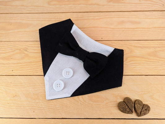 Tuxedo Dog Bandana